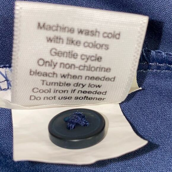 Walter Hagen 11 Majors Blue Eagle Print Short Sleeve Collared Polo Shirt Size L - Picture 9 of 9